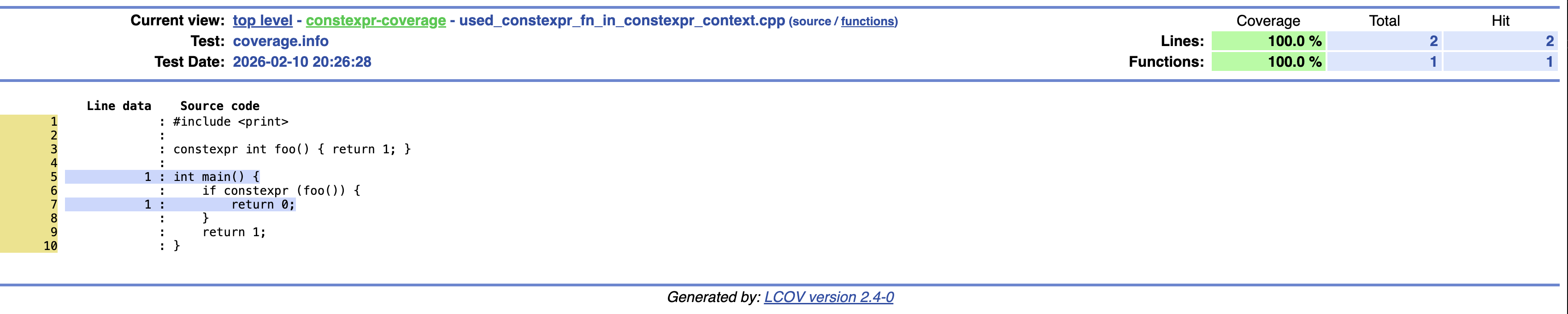 constexpr function in constexpr context